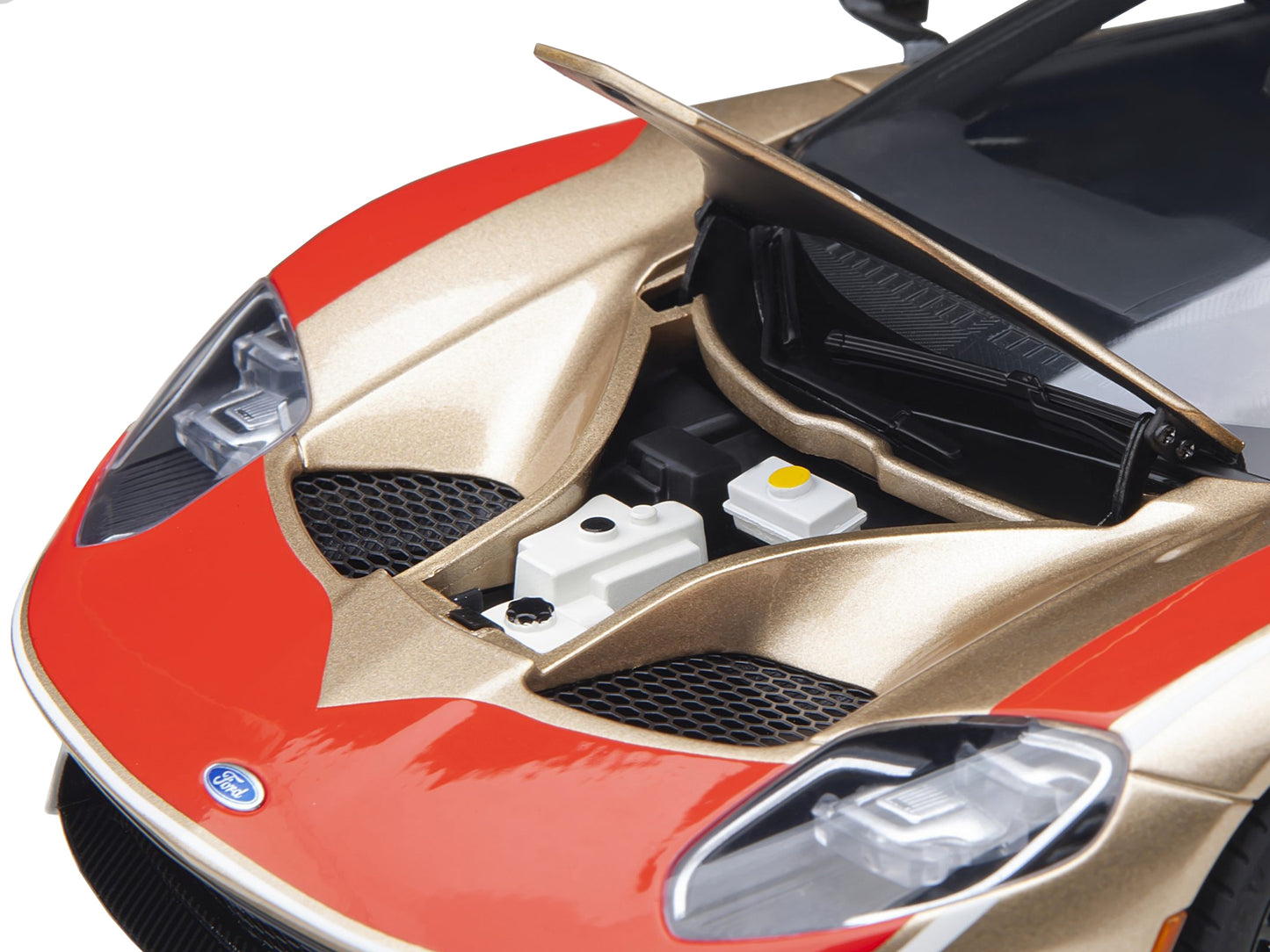 Ford GT Heritage Edition #5 "Holman Moody" Gold Metallic with RedFREE SHIPPING IN US - Premium Ford Models from Autoart - Just $349.19! Shop now at Rapidvehicles