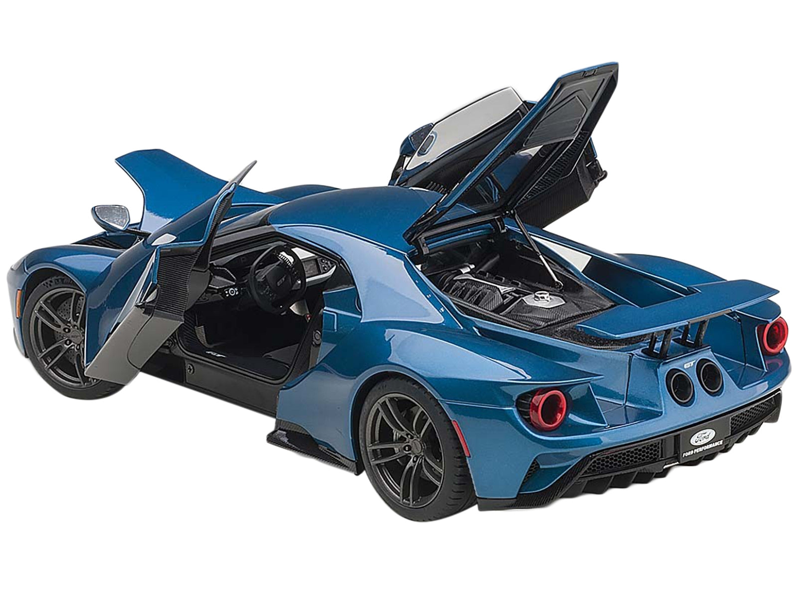 2017 Ford GT Liquid Blue 1/18 Model Car by Autoart - Premium Ford Models from Autoart - Just $255.99! Shop now at Rapidvehicles