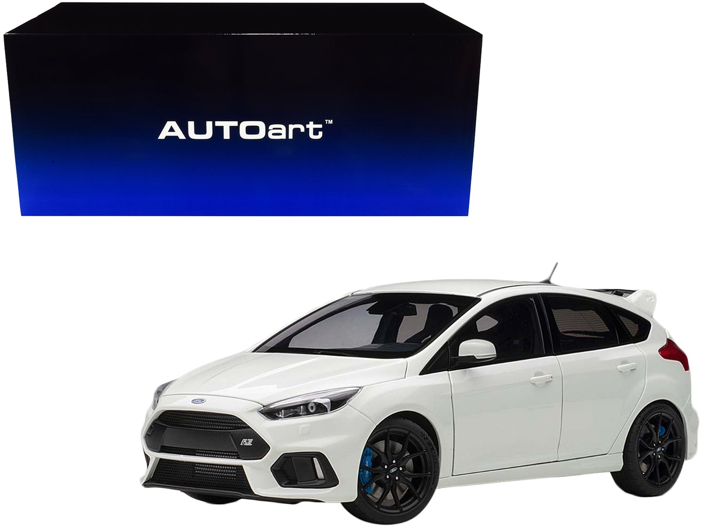 2016 Ford Focus RS Frozen White 1/18 Model Car by Autoart - Premium Ford Models from Autoart - Just $294.29! Shop now at Rapidvehicles