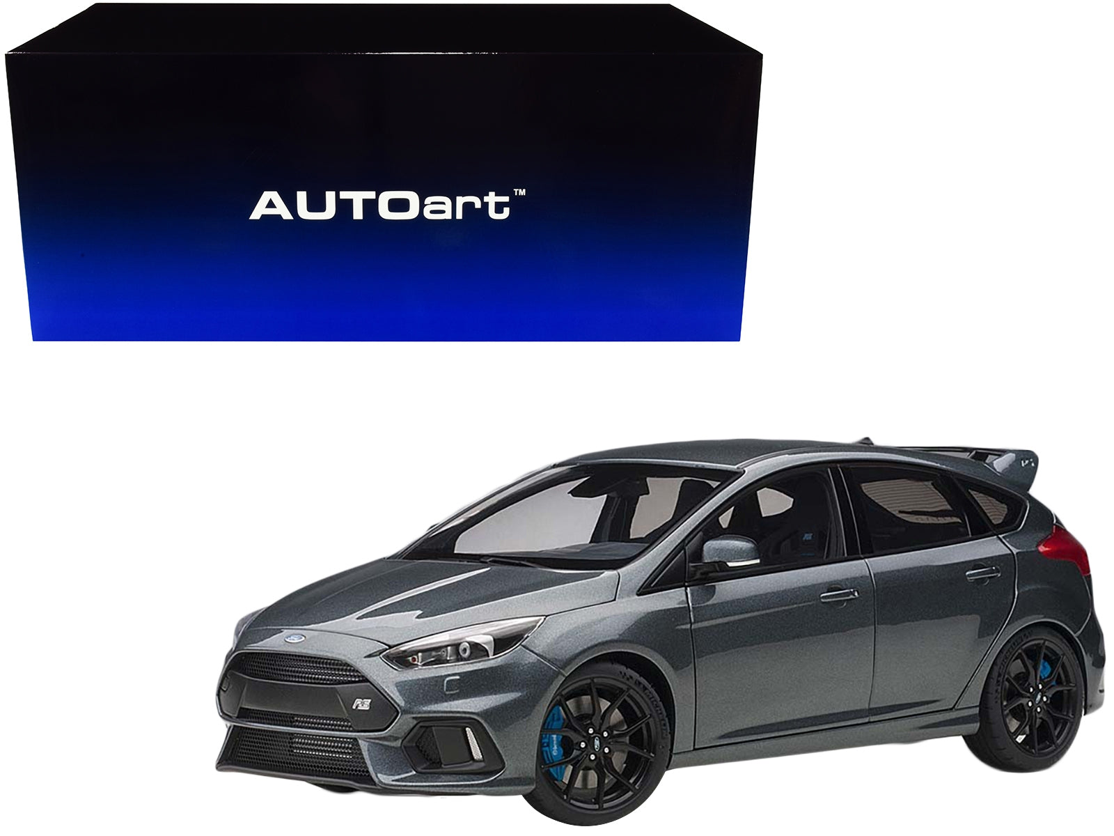 2016 Ford Focus RS Stealth Gray Metallic 1/18 Model Car by - Premium Ford Models from Autoart - Just $294.29! Shop now at Rapidvehicles