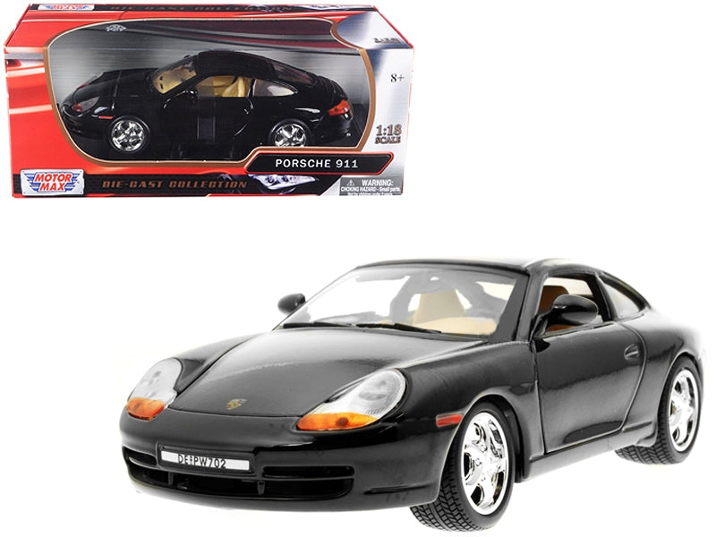 Porsche Carrera 911 Black 1/18 Diecast Model Car by Motormax - Premium Porsche Models from Motormax - Just $63.06! Shop now at Rapidvehicles