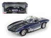 1961 Chevrolet Corvette Mako Shark Dark Blue 1/18 Diecast Model Car by Motormax - Premium physical from Rapidvehicles - Just $73.99! Shop now at Rapidvehicles