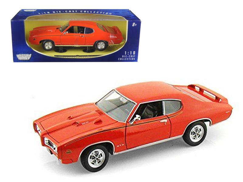 1969 Pontiac GTO Judge Orange 1/18 Diecast Model Car by Motormax - Premium physical from Rapidvehicles - Just $74.99! Shop now at Rapidvehicles