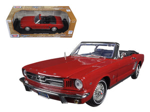 1964 1/2 Ford Mustang Convertible Red "Timeless Classics" Series 1/18 Diecast Model Car by Motormax - Premium physical from Rapidvehicles - Just $74.99! Shop now at Rapidvehicles