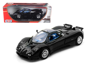 Pagani Zonda C12 Black 1/18 Diecast Model Car by Motormax - Premium physical from Rapidvehicles - Just $68.99! Shop now at Rapidvehicles