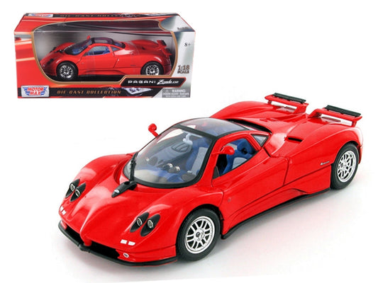 Pagani Zonda C12 Red 1/18 Diecast Model Car by Motormax - Premium Pagani Models from Motormax - Just $85.99! Shop now at Rapidvehicles