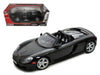 Porsche Carrera GT Convertible Black with Black Interior 1/18 Diecast Model Car by Motormax - Premium Porsche Models from Motormax - Just $65.99! Shop now at Rapidvehicles