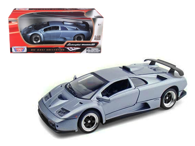 Lamborghini Diablo GT Silver 1/18 Diecast Model Car by Motormax - Premium Lamborghini Models from Motormax - Just $73.99! Shop now at Rapidvehicles