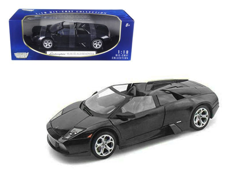 Lamborghini Murcielago Roadster Black 1/18 Diecast Model Car by Motormax - Premium physical from Rapidvehicles - Just $73.99! Shop now at Rapidvehicles