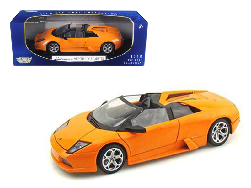 Lamborghini Murcielago Roadster Orange 1/18 Diecast Model Car by Motormax - Premium physical from Rapidvehicles - Just $73.99! Shop now at Rapidvehicles