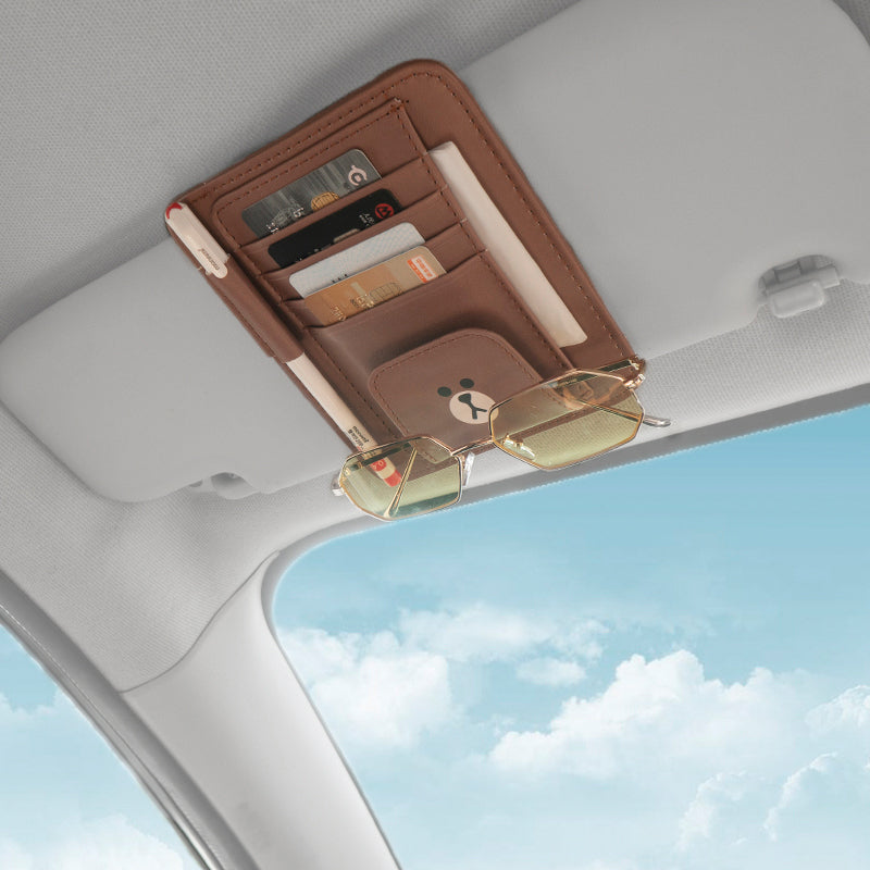 Car sun visor storage glasses clip frame - Premium Interior Parts from Rapidvehicles - Just $23.99! Shop now at Rapidvehicles