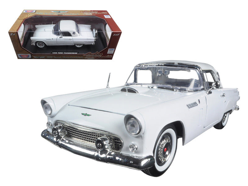 1956 Ford Thunderbird White "Timeless Classics" 1/18 Diecast Model Car by Motormax - Premium physical from Rapidvehicles - Just $74.99! Shop now at Rapidvehicles