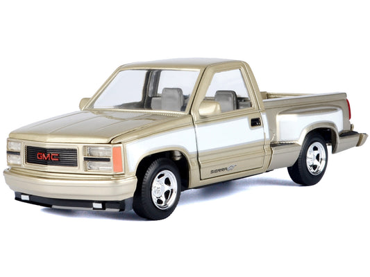 1992 GMC Sierra GT Pickup Truck Gold Metallic with White Sides - Premium GMC Models from Motormax - Just $61.19! Shop now at Rapidvehicles