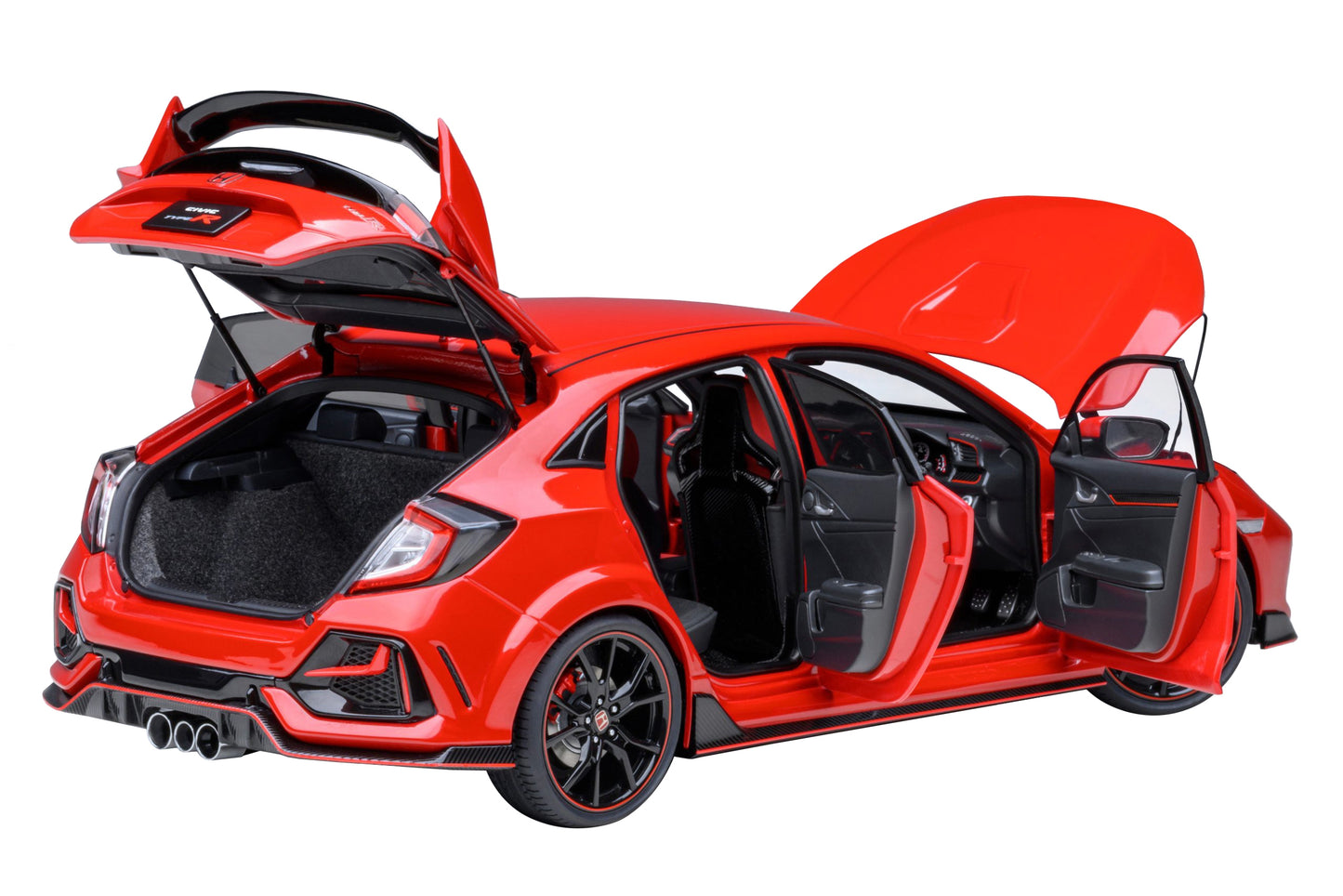 2021 Honda Civic Type R (FK8) RHD (Right Hand Drive) Flame Red - Premium Honda Models from Autoart - Just $341.99! Shop now at Rapidvehicles