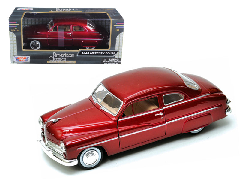 1949 Mercury Red 1/24 Diecast Model Car by Motormax - Premium physical from Rapidvehicles - Just $45.99! Shop now at Rapidvehicles