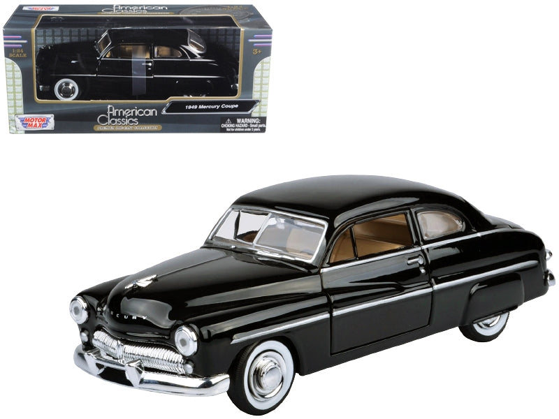 1949 Mercury Black 1/24 Diecast Model Car by Motormax - Premium Mercury Models from Motormax - Just $59.39! Shop now at Rapidvehicles