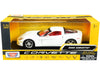 2005 Chevrolet Corvette C6 White with Red Interior "History of Corvette" Series 1/24 Diecast Model Car by Motormax - Premium Corvette Models from Motormax - Just $55.56! Shop now at Rapidvehicles