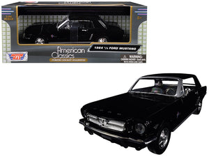 1964 1/2 Ford Mustang Black 1/24 Diecast Model Car by Motormax - Premium Mustang Models from Motormax - Just $43.99! Shop now at Rapidvehicles