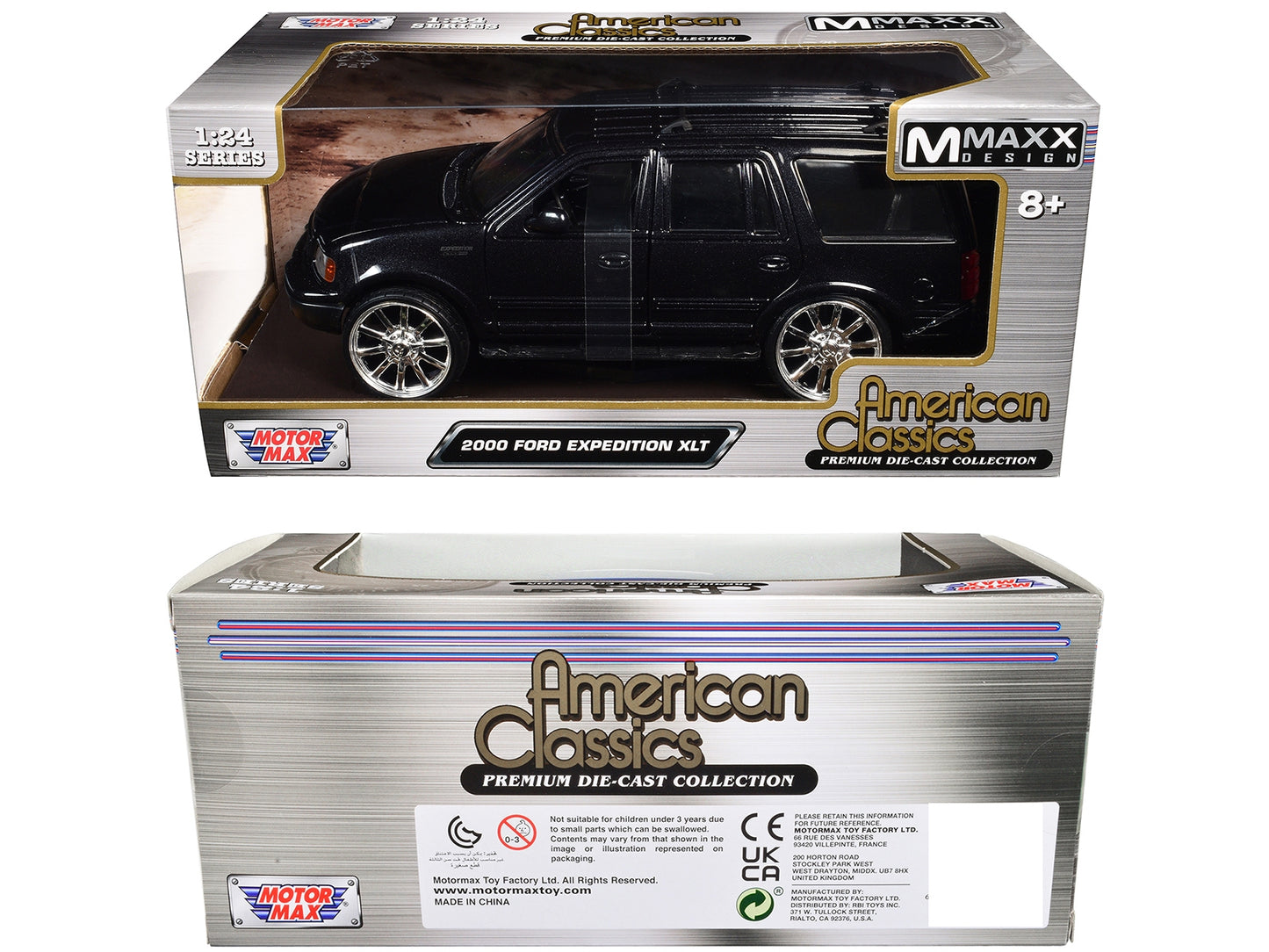 2000 Ford Expedition XLT Black Metallic "Maxx Design" "American - Premium Ford Models from Motormax - Just $53.09! Shop now at Rapidvehicles