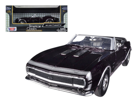 1967 Chevrolet Camaro SS Convertible Burgundy 1/24 Diecast Model - Premium Chevrolet Models from Motormax - Just $59.39! Shop now at Rapidvehicles