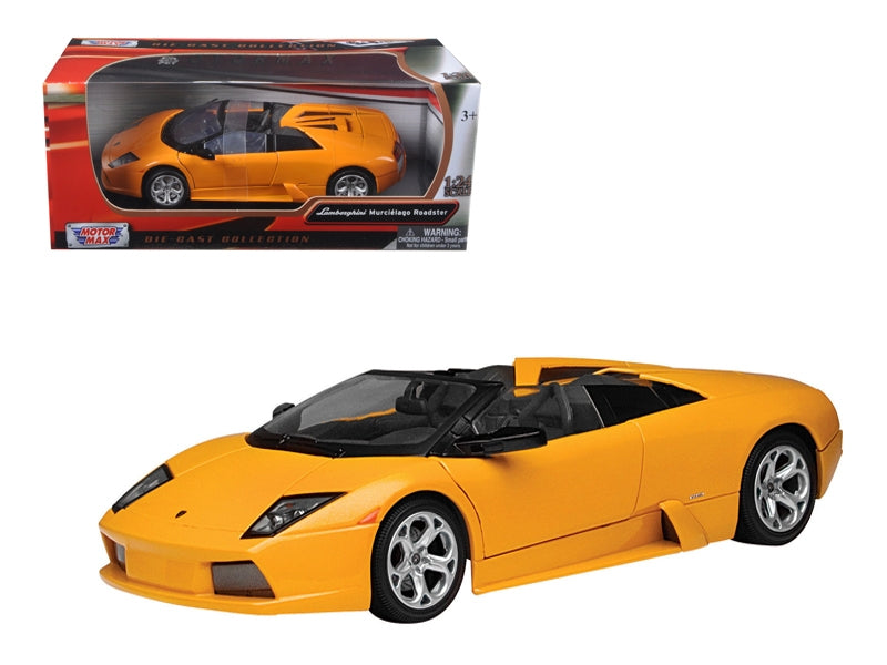 Lamborghini Murcielago Roadster Orange 1/24 Diecast Model Car by - Premium Lamborghini Models from Motormax - Just $54.99! Shop now at Rapidvehicles