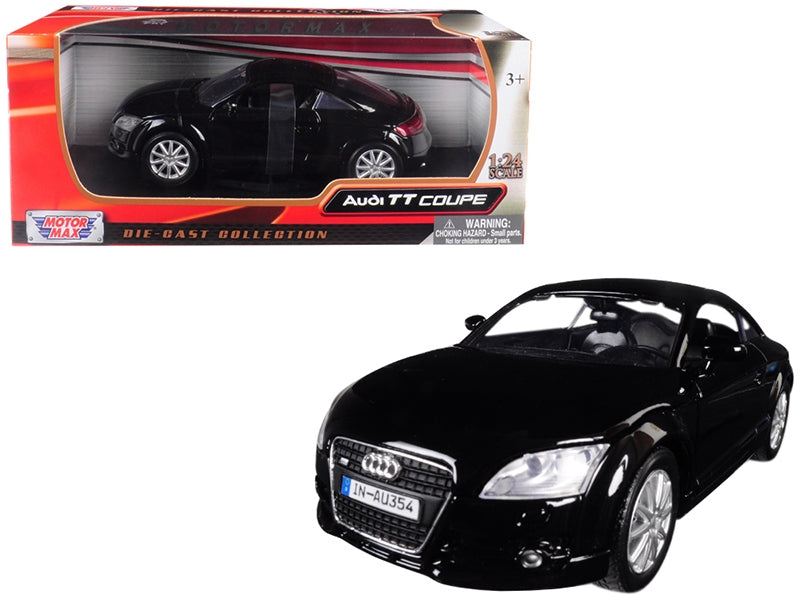 Audi TT Coupe Black 1/24 Diecast Model Car by Motormax - Premium Audi Models from Motormax - Just $38.84! Shop now at Rapidvehicles