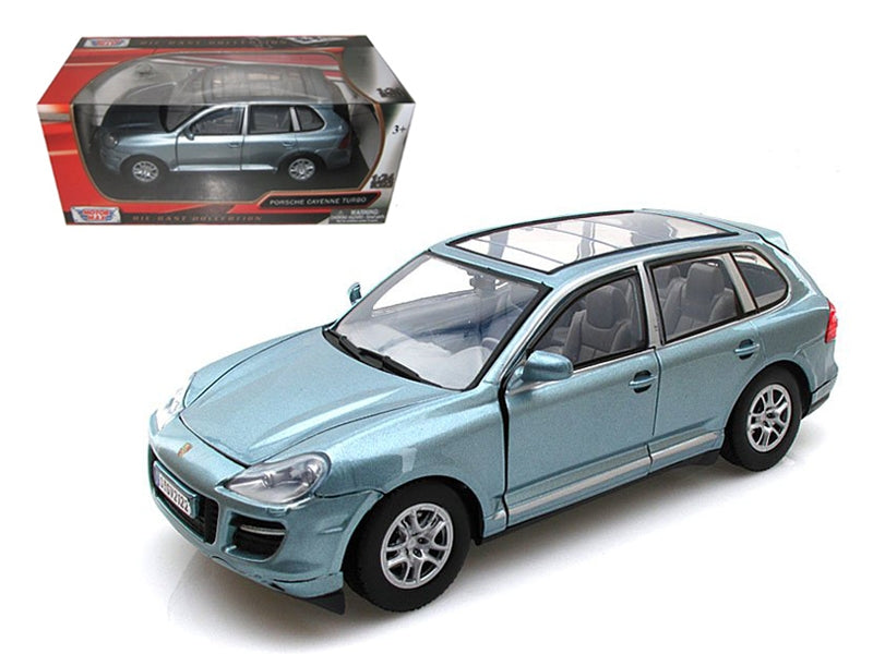 Porsche Cayenne Turbo Grey 1/24 Diecast Car Model by Motormax - Premium Porsche Models from Motormax - Just $54.99! Shop now at Rapidvehicles