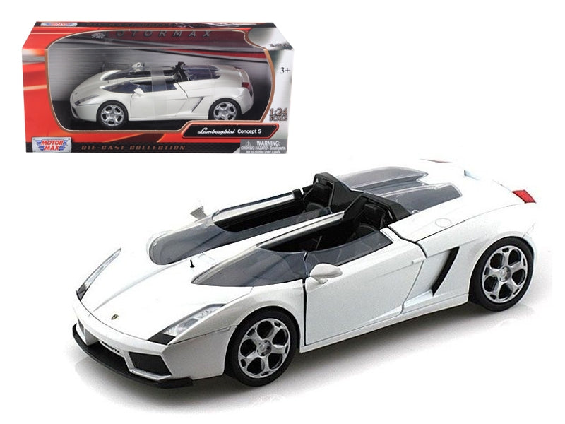 Lamborghini Concept S White 1/24 Diecast Car Model by Motormax - Premium Lamborghini Models from Motormax - Just $59.39! Shop now at Rapidvehicles