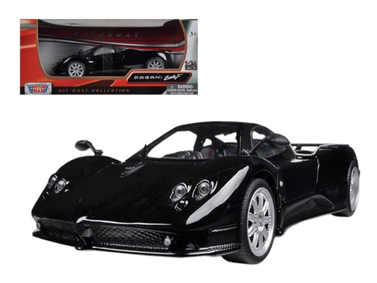 Pagani Zonda F Black 1/24 Diecast Car Model by Motormax - Premium Pagani Models from Motormax - Just $65.99! Shop now at Rapidvehicles