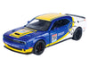 2018 Dodge Challenger SRT Hellcat Widebody #284 Blue Metallic and White with Yellow Graphics "GT Racing" Series 1/24 Diecast Model Car by Motormax - Premium Dodge Models from Motormax - Just $43.99! Shop now at Rapidvehicles