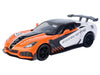 2019 Chevrolet Corvette ZR1 #24 Orange and White with Black Graphics "GT Racing" Series 1/24 Diecast Model Car by Motormax - Premium Corvette Models from Motormax - Just $54.76! Shop now at Rapidvehicles