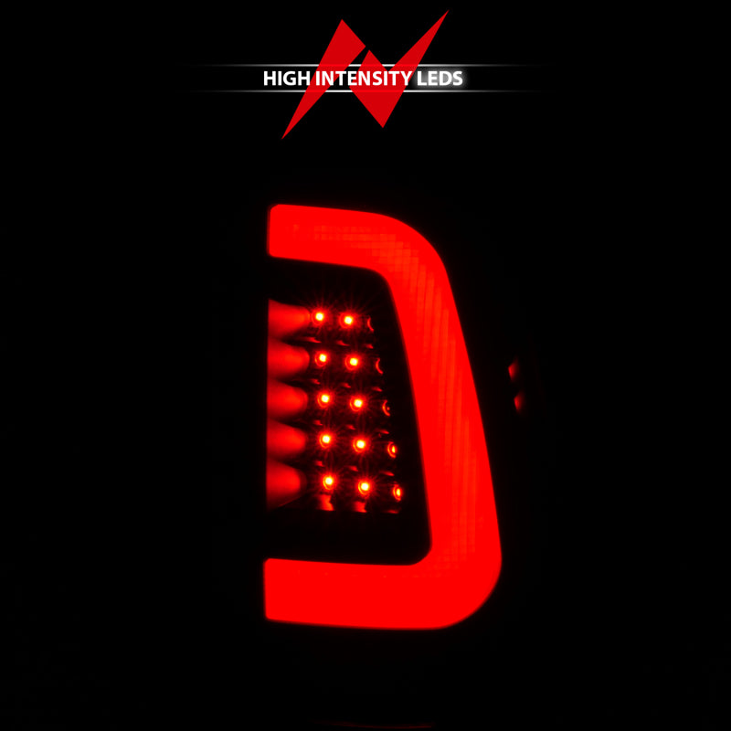 ANZO 2008-2016 Ford F-250 LED Taillights Black Housing Clear Lens (Pair) 311356