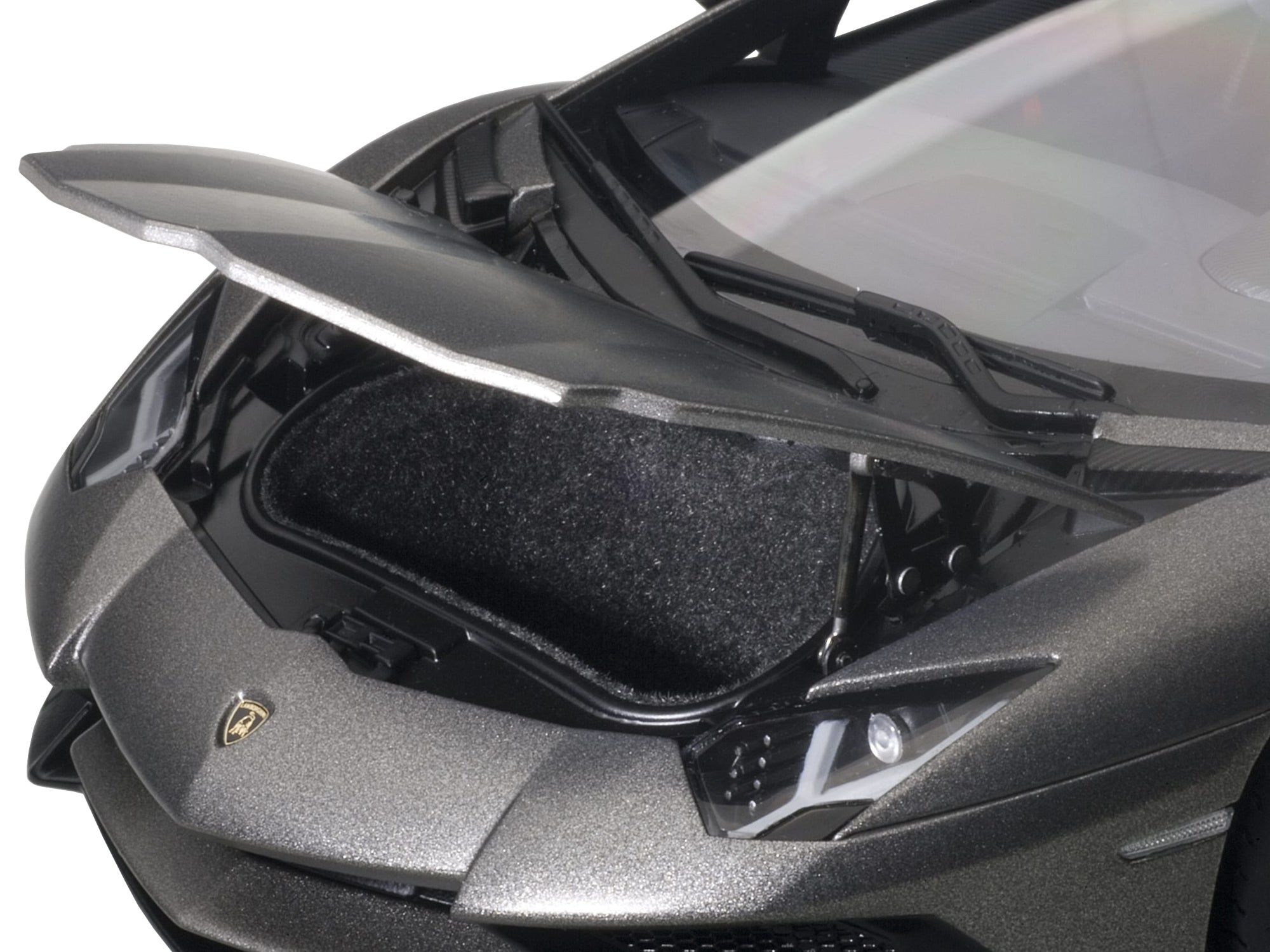 Lamborghini Aventador LP750-4 SV Grigio Titans/ Matt Grey 1/18 Model Car by Autoart