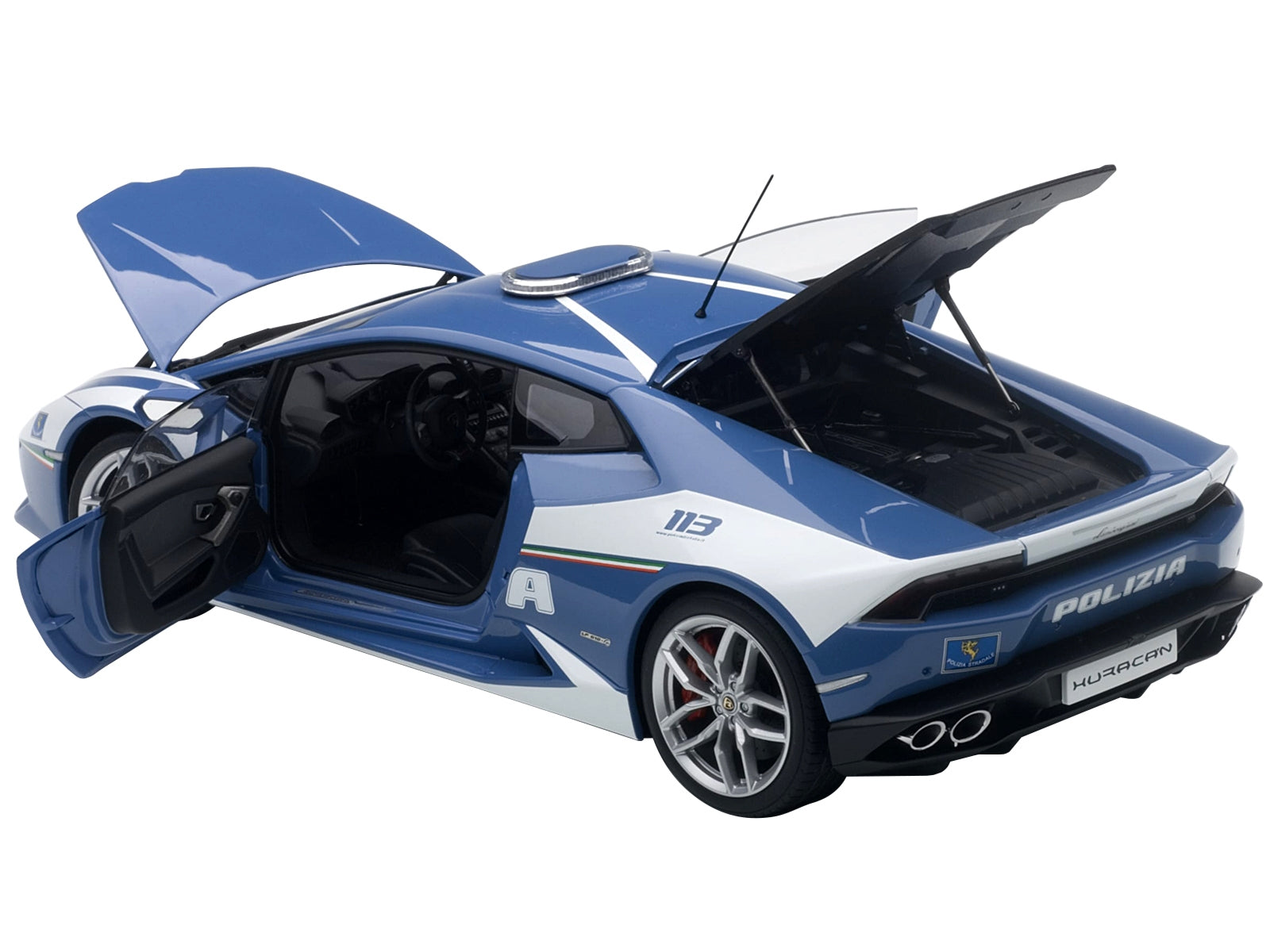 Lamborghini Huracan LP610 Police Car 1/18 Model Car by Autoart - Premium Police Models from Autoart - Just $267.29! Shop now at Rapidvehicles