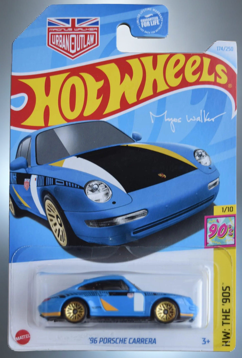 Hot Wheels 96 Porsche Carrera HW The 90s 1/10 [Blue] 174/250