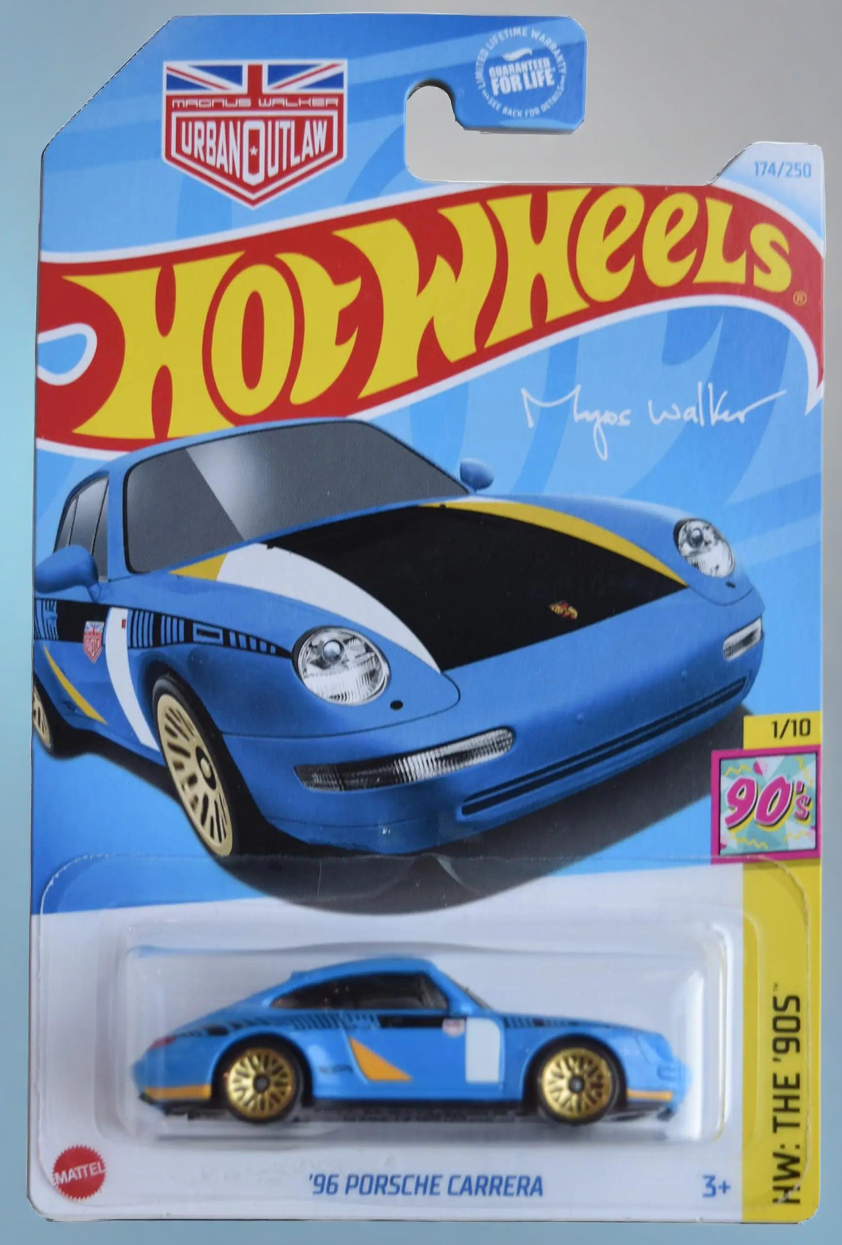 Hot Wheels 96 Porsche Carrera HW The 90s 1/10 [Blue] 174/250