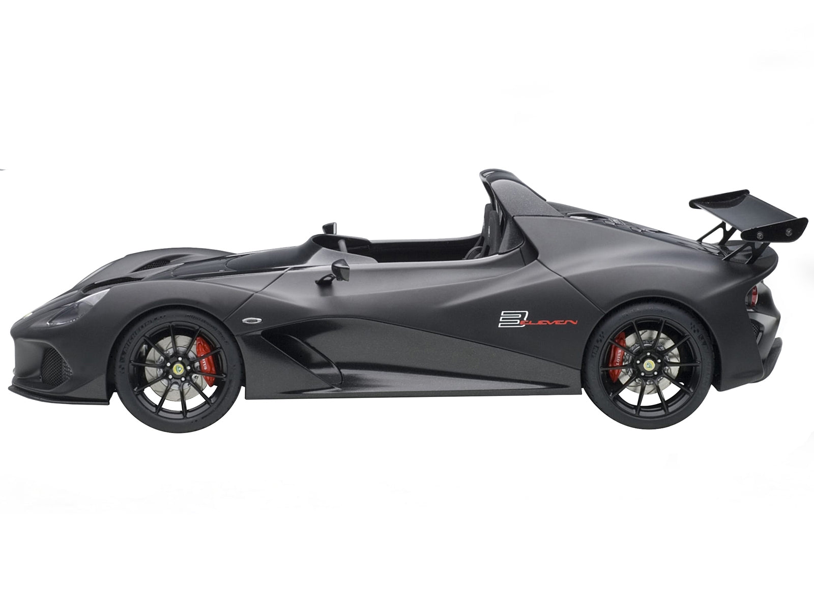 Lotus 3-Eleven Matt Black with Gloss Black Accents 1/18 Model Car by Autoart - Premium Lotus Models from Autoart - Just $168.99! Shop now at Rapidvehicles