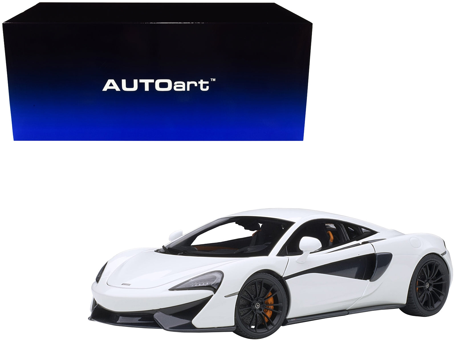 Mclaren 570S White with Black Wheels 1/18 Model Car by Autoart - Premium McLaren Models from Autoart - Just $227.99! Shop now at Rapidvehicles