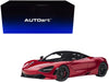 Mclaren 720S Memphis Red Metallic with Black Top and Carbon - Premium McLaren Models from Autoart - Just $309.99! Shop now at Rapidvehicles