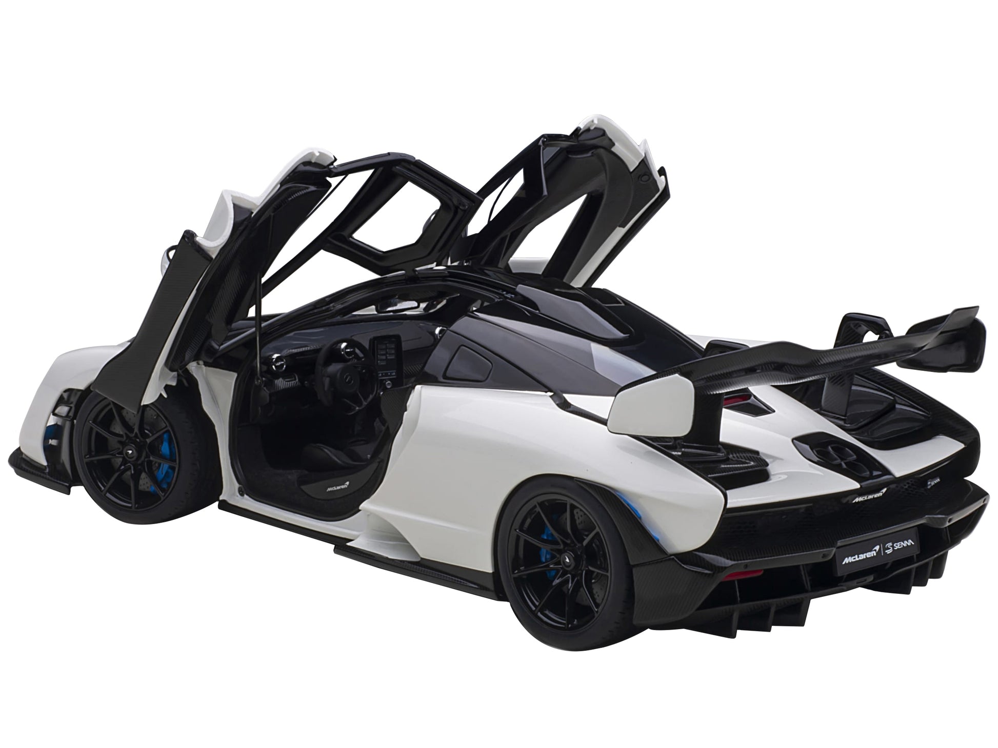 Mclaren Senna Vision Pure White and Black 1/18 Model Car by - Premium McLaren Models from Autoart - Just $376.19! Shop now at Rapidvehicles