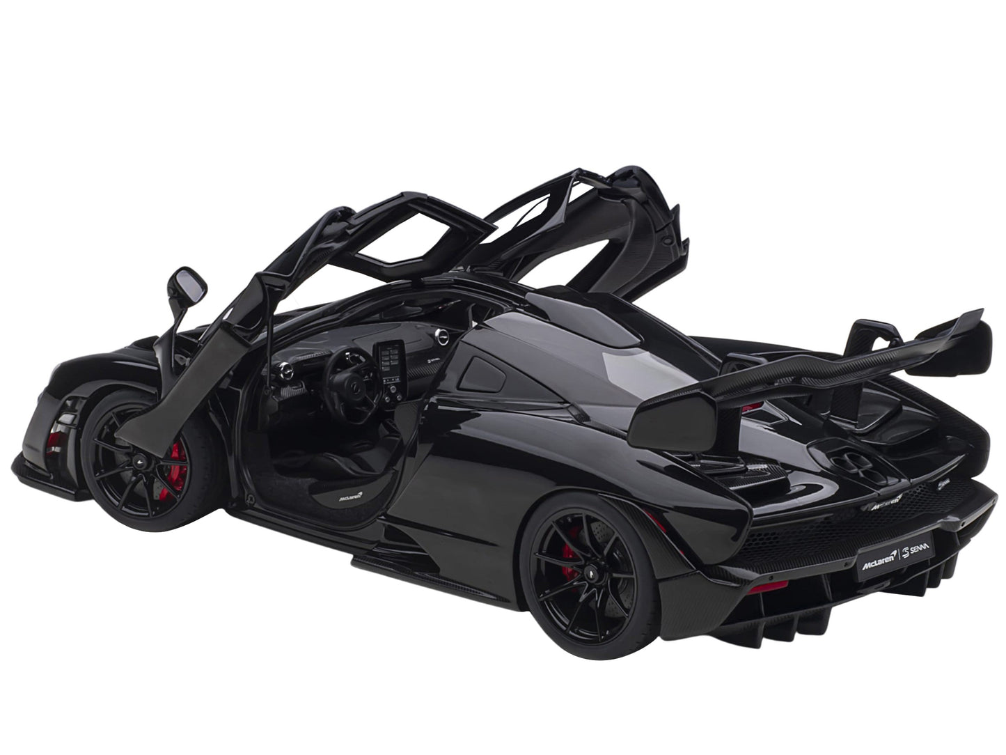 Mclaren Senna Stealth Cosmos Black with Carbon Accents 1/18 Model - Premium McLaren Models from Autoart - Just $376.19! Shop now at Rapidvehicles