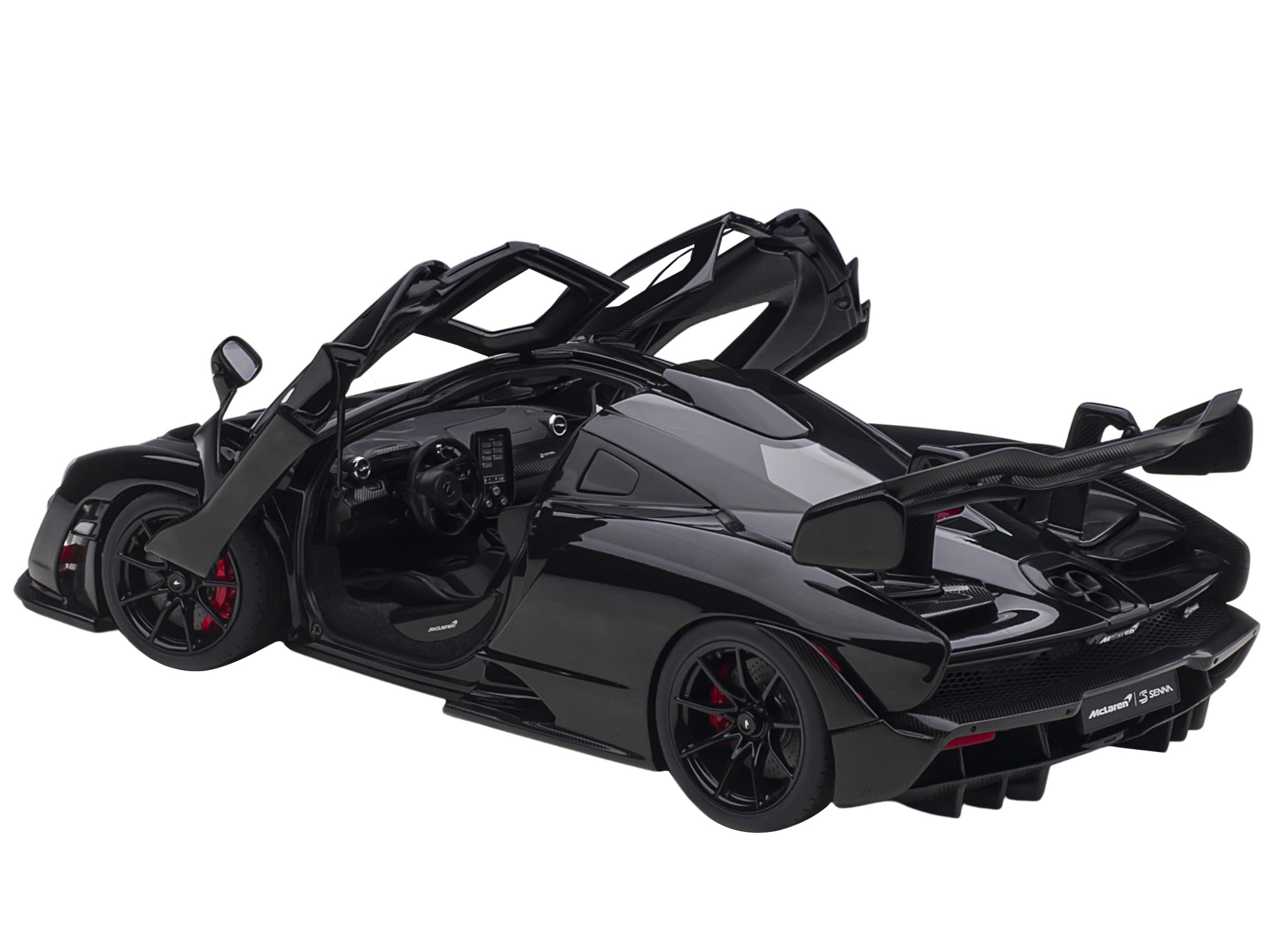 Mclaren Senna Stealth Cosmos Black with Carbon Accents 1/18 Model - Premium McLaren Models from Autoart - Just $347.99! Shop now at Rapidvehicles