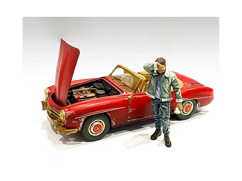 Auto Mechanic Sweating Joe Figurine for 1/18 Scale Models by - Premium Figures from American Diorama - Just $32.99! Shop now at Rapidvehicles