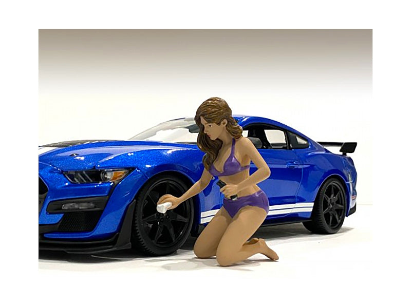 Alisa Bikini Car Wash Girl Figurine for 1/18 Scale Models by American Diorama - Premium Figures from American Diorama - Just $29.99! Shop now at Rapidvehicles