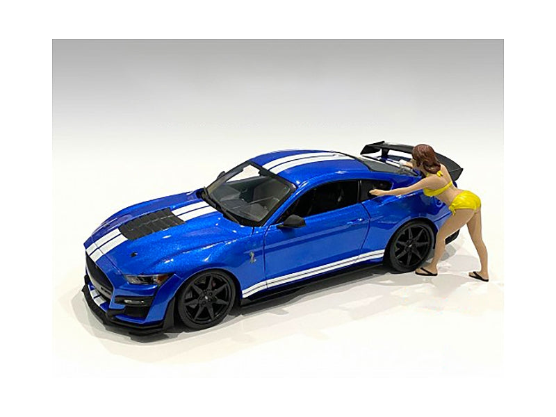 Stephanie Bikini Car Wash Girl Figurine for 1/18 Scale Models by American Diorama - Premium Figures from American Diorama - Just $24.99! Shop now at Rapidvehicles