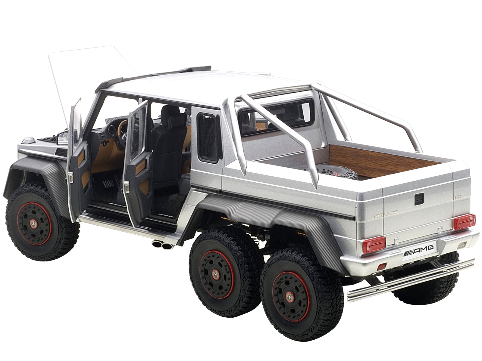 Mercedes G63 AMG 6X6 Silver 1/18 Model Car by Autoart - Premium Mercedes Models from Autoart - Just $363.59! Shop now at Rapidvehicles