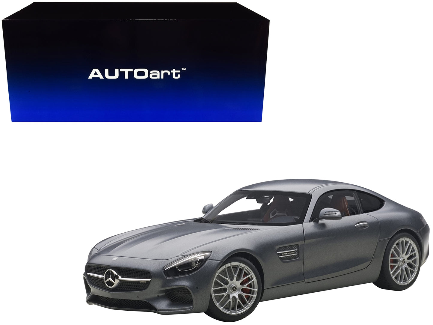 Mercedes AMG GT S Matt Grey 1/18 Model Car by Autoart - Premium Mercedes Models from Autoart - Just $240.29! Shop now at Rapidvehicles