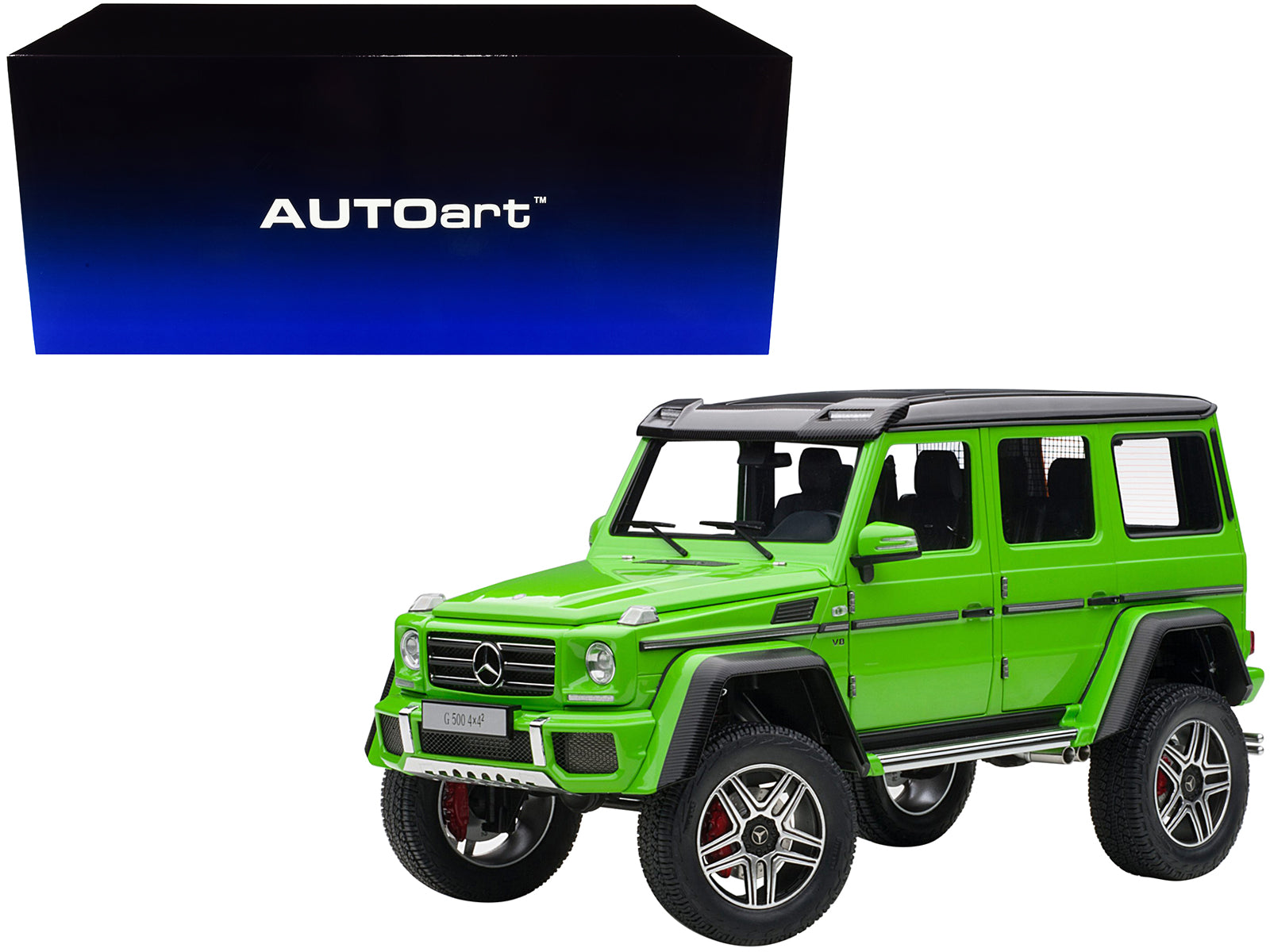 Mercedes Benz G500 4X4 2 Alien Green 1/18 Model Car by Autoart free shipping USA