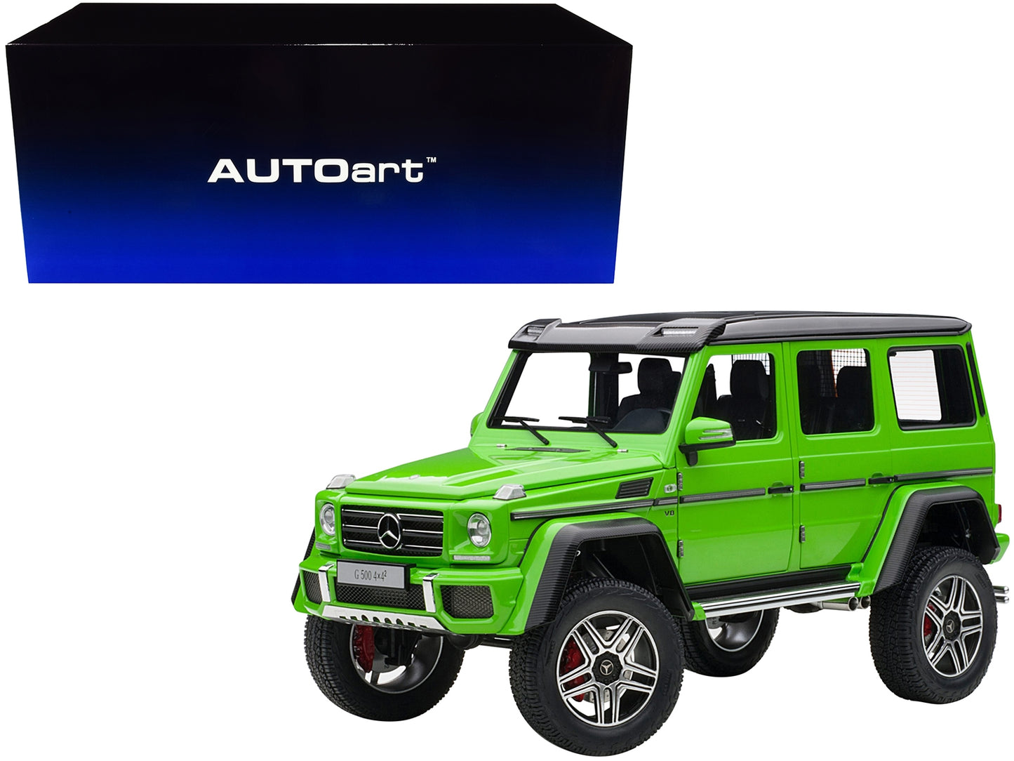 Mercedes Benz G500 4X4 2 Alien Green 1/18 Model Car by Autoart - Premium Mercedes Models from Autoart - Just $334.79! Shop now at Rapidvehicles