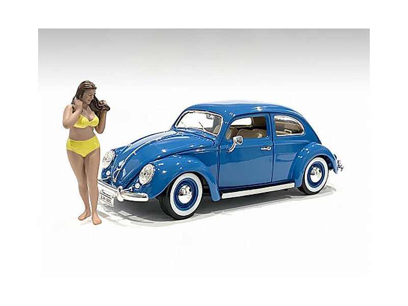 Beach Girl Amy Figurine for 1/18 Scale Models by American Diorama free shipping USA